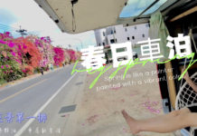 (Hiace車泊)在春暖花開的花景第一排醒來#田中草日金道九重葛#人生好野泊車居新生活#Vanlife